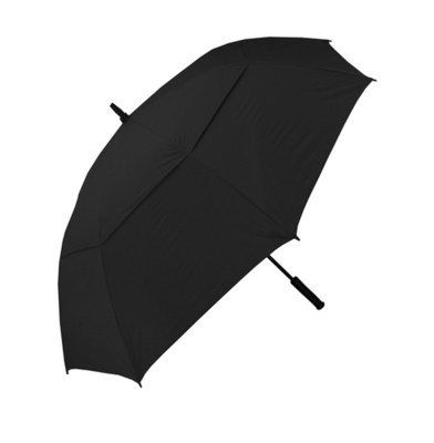 Προσαρμοσμένος διπλός θόλος ομπρελών γκολφ φίμπεργκλας λογότυπων Windproof