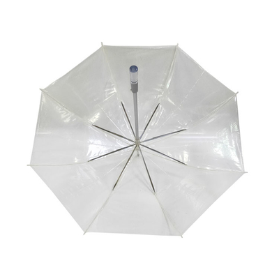 Αυτοκίνητο ανοιχτό αδιάβροχο αλουμινένιο πλαίσιο διαφανής ομπρέλα βροχής 23 ίντσες