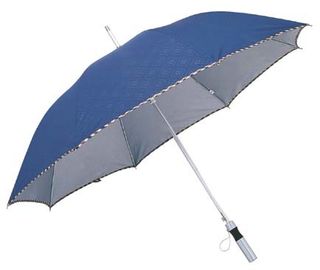 23 ευθεία ομπρέλα 8 αλουμινίου λαβών ίντσας Pongee πλευρών 190t με το UV που ντύνεται