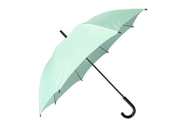Ομπρέλες ραβδιών των ανοικτό πράσινο γυναικών, στερεό Windproof πλαίσιο ομπρελών ραβδιών