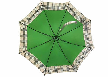 Pongee κόκκαλων αργιλίου ομπρέλα, μόνη Rustproof αστραπή ομπρελών ανοίγματος ανθεκτική