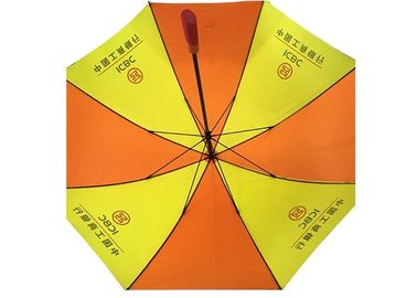 Λαβών ανοικτό Windproof ύφος ομπρελών γκολφ ανοίξεων προωθητικό 30 ίντσα
