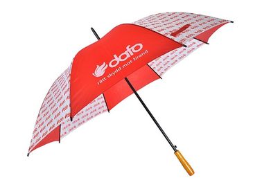 Διπλές του U πλευρών μετάλλων ομπρέλες δώρων πλαισίων προωθητικές, ομπρέλα ύφους γκολφ