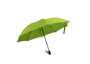 Πράσινη μίνι διπλώνοντας ομπρέλα πλαισίων φίμπεργκλας, ισχυρή διπλώνοντας ομπρέλα