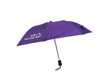 Πτυσσόμενη αντι UV ομπρέλα, τριπλός έξοχος ελαφρύς χειρωνακτικός στενός ανοικτός ομπρελών πτυχών