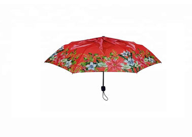 Λουλούδι πτυσσόμενη ομπρέλα 8 21 ίντσας ισχυρός εύρωστος λαβών πλευρών λαστιχένιος/πλαστικός