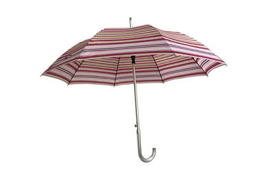 Ζωηρόχρωμη ομπρέλα βροχής παιδιών αργιλίου ριγωτή, φορητή ομπρέλα για τη βροχή και αέρας