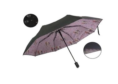 Διπλός θόλος που διπλώνει την ομπρέλα ταξιδιού, αυτόματο ανοικτό στενό σύνολο ομπρελών μέσα στην εκτύπωση
