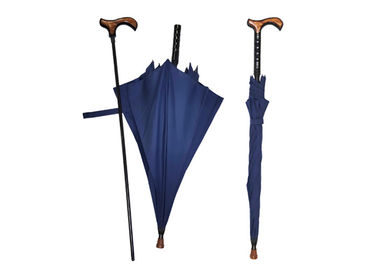 Διευθετήσιμη ομπρέλα ραβδιών πεζοπορίας στάσεων ύψους χρυσή, ομπρέλα καλάμων περπατήματος για την αναρρίχηση