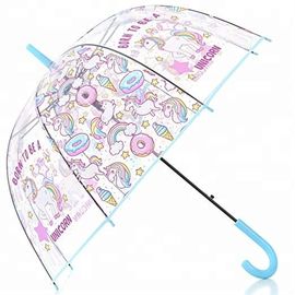 Διαφανής ομπρέλα μονοκέρων ύφους θόλων δώρων, σαφής πλαστική ομπρέλα φυσαλίδων