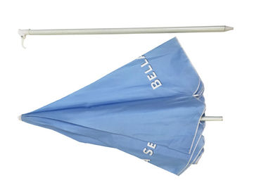 Διαφήμισης Windproof UV παραλιών εκτύπωση συνήθειας μεγέθους ομπρελών τυποποιημένη