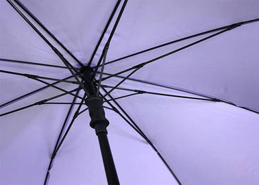 Αυτόματη μακριά ομπρέλα γκολφ άξονων πορφυρή, Windproof ομπρέλες 27 ίντσα 8 γκολφ Pannels