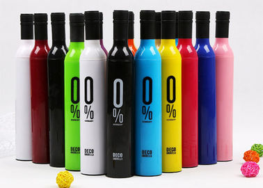 21 κρασιού διαμορφωμένων μπουκάλι ομπρελών πλούσιων ίντσες λογότυπων χρώματος που τυπώνονται για την προώθηση