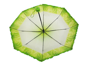 21» αυτόματη ανθεκτική πτυσσόμενη ομπρέλα 3 σχεδίου λάχανων ομπρελών ταξιδιού