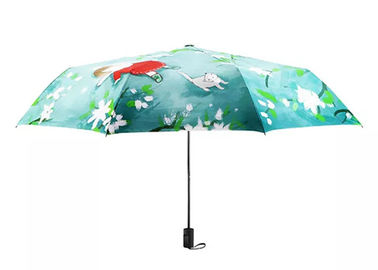 21 ίντσας αυτόματη ταξιδιού ομπρελών μικρή φρέσκια ομπρέλα πτυχών ανδρών και γυναικών διπλή