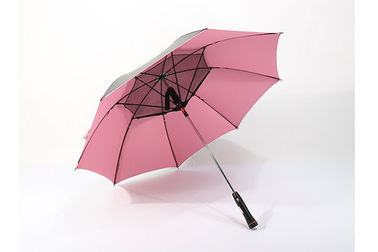 χειρωνακτική ανοικτή ομπρέλα 105cm με τη λειτουργία μπαταριών, δροσίζοντας ομπρέλα με τον ανεμιστήρα