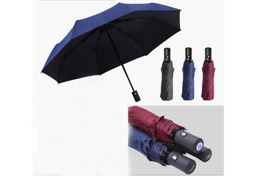 Προσαρμοσμένη μικρή αυτόματη ομπρέλα 3 προώθησης λογότυπων ισχυρός Windproof διπλώματος