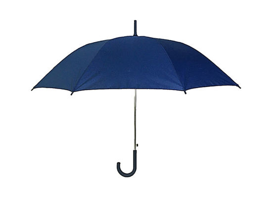 Πλαστική Pongee λαβών J αυτόματη ανοικτή ομπρέλα ραβδιών
