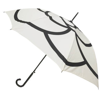 Windproof λαβή 23 μορφής J» αυτόματη ανοικτή ομπρέλα ραβδιών