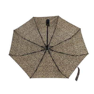 Μήκος 28cm ελαφριά ομπρέλα ταξιδιού τυπωμένων υλών λεοπαρδάλεων