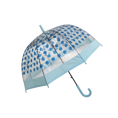 Windproof απόλλωνα στοιχείων ομπρέλα βροχής σημείων διαφανής