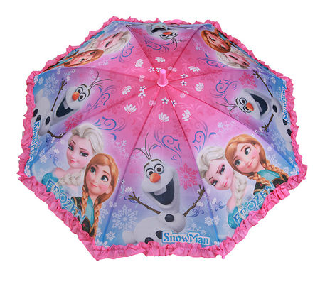 Χαριτωμένη ομπρέλα της Disney λαβών εκτύπωσης J πριγκηπισσών για τα παιδιά