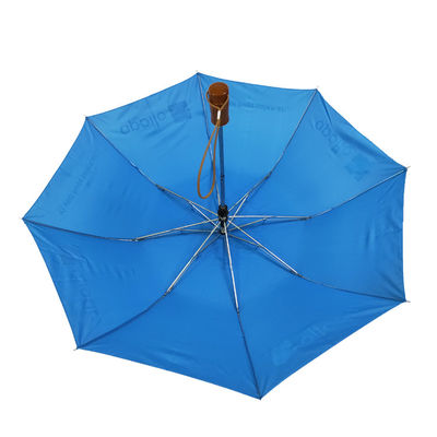 Ισχυρή Windproof Pongee 2 πτυχών UV ομπρέλα γκολφ