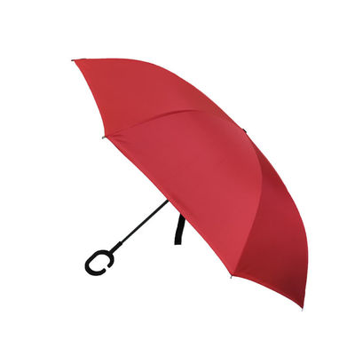 Το διπλό στρώμα αντέστρεψε την άθραυστη ομπρέλα θύελλας με τη λαβή γάντζων Γ