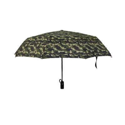 Ψηφιακή τυπωμένη Pongee 21 ίντσας Windproof διπλώνοντας ομπρέλα για τις κυρίες