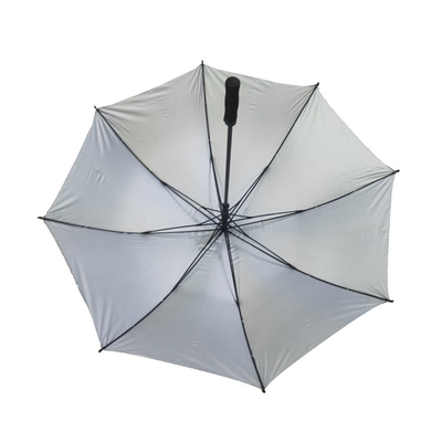 25 Windproof ευθεία ομπρέλα λαβών ίντσας 8K με το πλαίσιο φίμπεργκλας