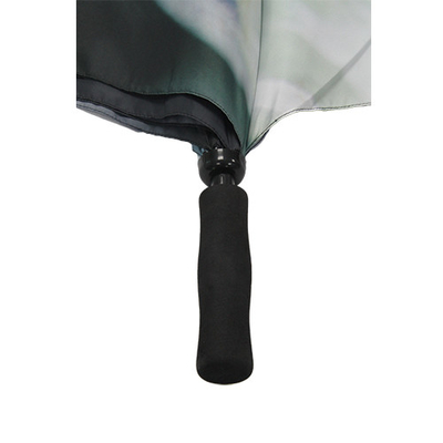8mm μετάλλων άξονων ευθεία ομπρέλα γκολφ λαβών αυτόματη ανοικτή με την ψηφιακή εκτύπωση