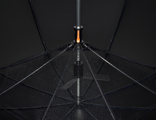 190T Pongee ανεμιστήρας ομπρελών θερινού φυσήματος με την πλαστική λαβή