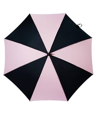 Χειρωνακτικό ανοικτό Windproof Pongee ευθύ σχέδιο γυναικών ομπρελών λαβών