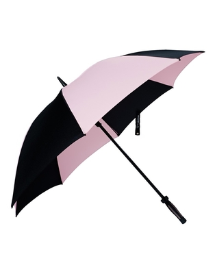 Χειρωνακτικό ανοικτό Windproof Pongee ευθύ σχέδιο γυναικών ομπρελών λαβών