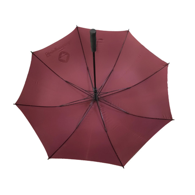Pongee άξονων φίμπεργκλας Windproof UV ομπρέλα υφάσματος