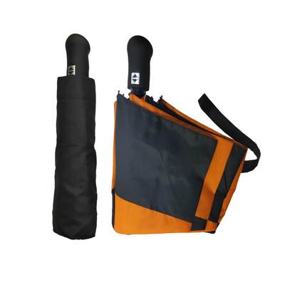 Τυπωμένη Windproof UV Pongee προστασίας διπλή ομπρέλα θόλων