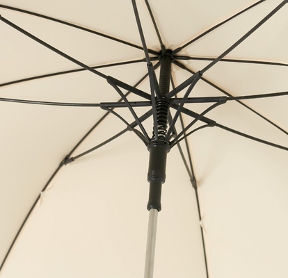 Pongee πλευρών Fiberglas πλαισίων γυναικείων μετάλλων ομπρέλα