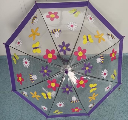 συμπαγής ομπρέλα παιδιών σημείου εισόδου μορφής θόλων 70cm αυτόματη ανοικτή