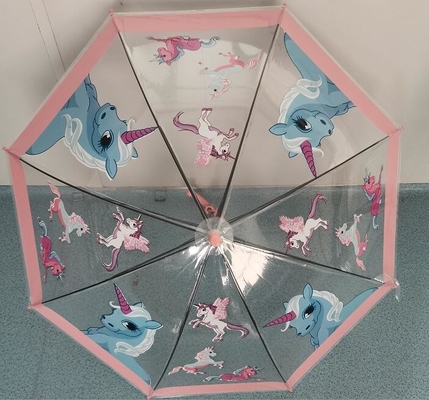 συμπαγής ομπρέλα παιδιών σημείου εισόδου μορφής θόλων 70cm αυτόματη ανοικτή