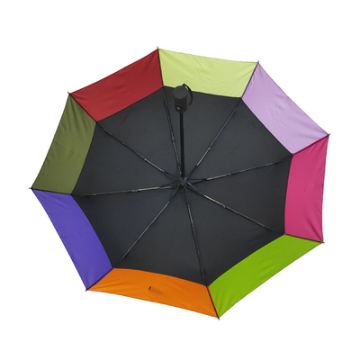 Μοναδική Sunscreen σχεδίου τσαντών pongee γυναικεία ομπρέλα 3 πτυχές