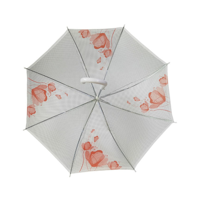 Ψηφιακή γυναικεία Windproof ευθεία ομπρέλα εκτύπωσης