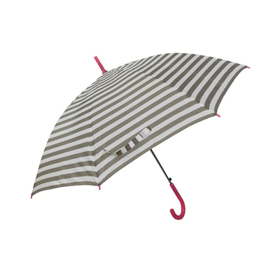 Windproof 23» ευθεία ομπρέλα πολυεστέρα 190T με την ξύλινη λαβή