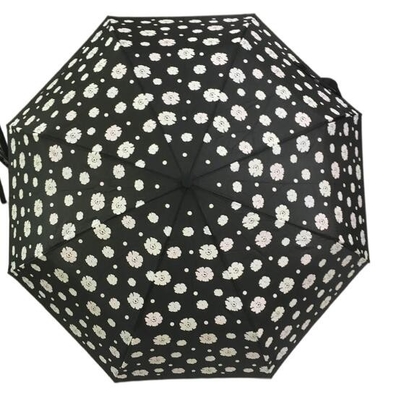 Μαγική εκτύπωση τρία υφάσματος πολυεστέρα BSCI 190T διπλώνοντας ομπρέλα