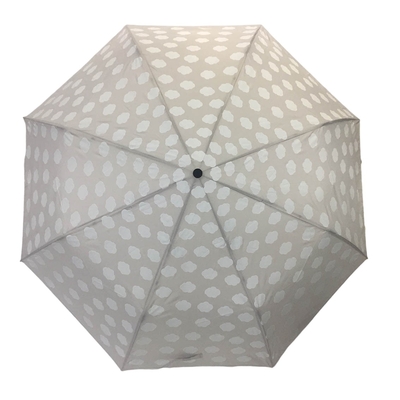 Χειρωνακτική ανοικτή Pongee προώθησης ομπρέλα υφάσματος με τη μαγική εκτύπωση