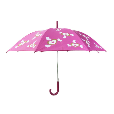 Windproof ψηφιακή αυτόματη ανοικτή ευθεία ομπρέλα εκτύπωσης για τις γυναίκες