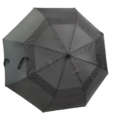 Windproof διπλή Pongee στρώματος αυτόματη ομπρέλα γκολφ για τα άτομα