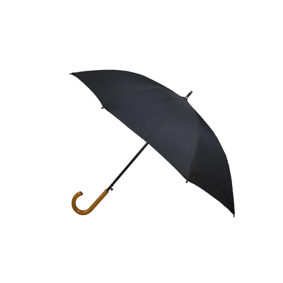 Διπλή αδιάβροχη αυτόματη ανοικτή ομπρέλα λαβών στρώματος ξύλινη