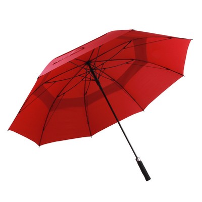 33inch αέρα ανθεκτική φίμπεργκλας ομπρέλα γκολφ λογότυπων προωθητική