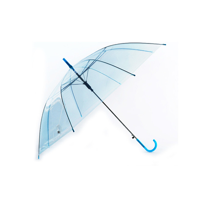 Ενήλικη ομπρέλα διαφανή 3 σημείου εισόδου λογότυπων συνήθειας που διπλώνει 23 ίντσα Χ 8K
