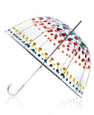 Στεγανή διαφανής ομπρέλα φυσαλίδων με τη λαβή γάντζων J